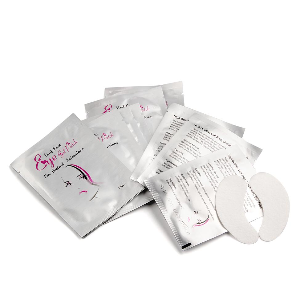 50 Pairs Beauty Eye Pads Eye Lash Eyelash Extension Paper Patch Tips Gel Sticker Wraps Patches