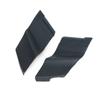 1 pair Plastic Car Wrap Corner Trim Black Cowl Cover Trim for Toyota Yaris 4 Doors 2006-2010