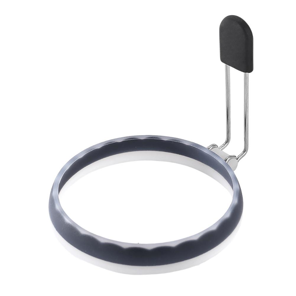 New Silicone Nylon Egg Ring Round Omelette Burger Patty Mold Translucent Frying Baking Practical Tool Sense of Ritual Egg Ring