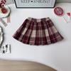 Girls' Chinese Style Winter Coat & Pleated Skirt Set - AWA889