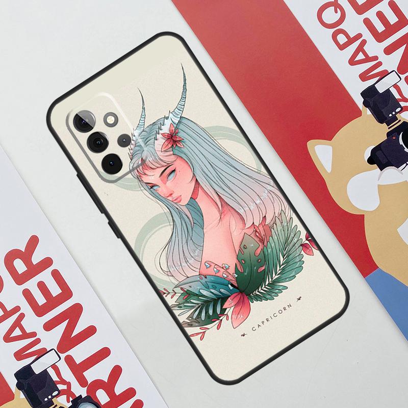 Horoscope Girl Scorpio Taurus Virgo Case For Samsung Galaxy A06 A16 A36 A56 A55 A35 A33 A53 A13 A23 A17 A54 A34 A14 A52 A32 A15