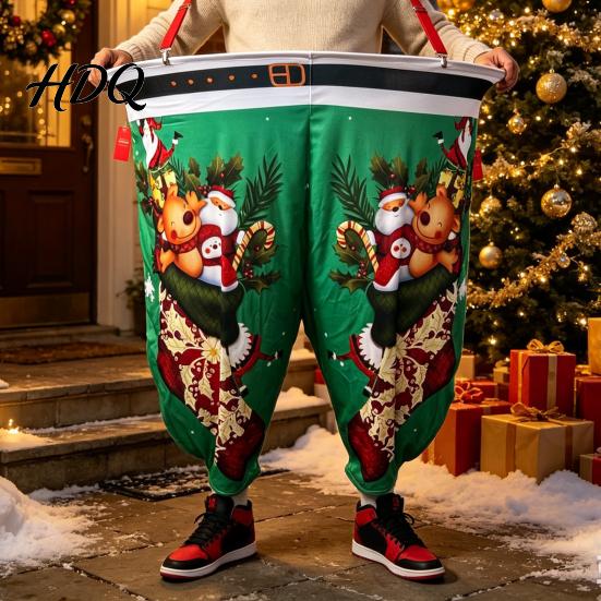 Versatile Body Shape Trousers Halloween Granny Pants Yard Game Oversized Outdoor Gaming Giant Stretchy Pants Group Team Building Outfits Fun Tossing