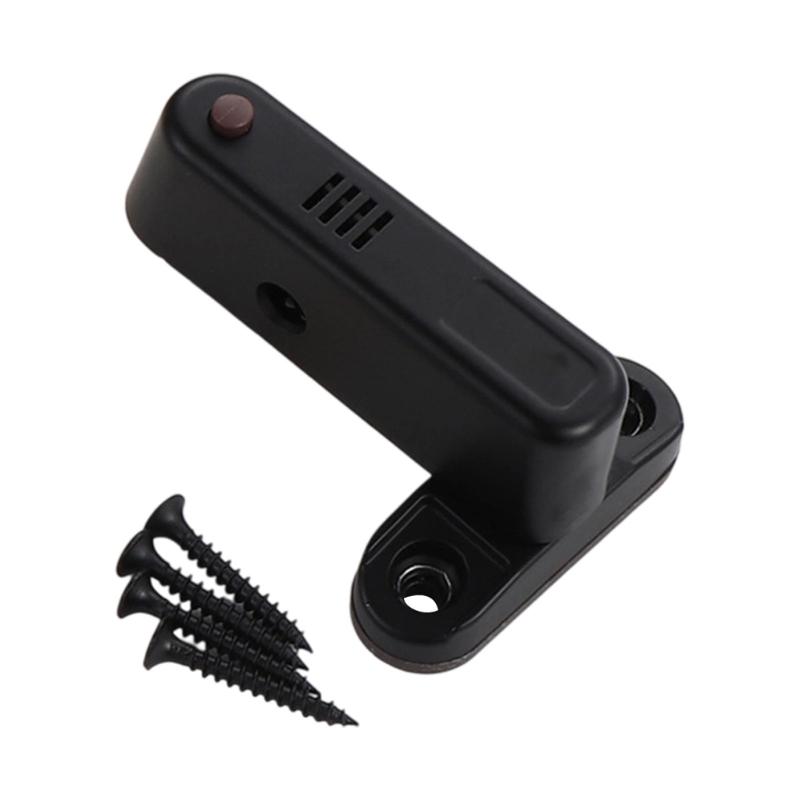 

Intelligent Anti Thefts Alarm Door Lock Durability Aluminum Alloys Door Latches for Enhances Home Security чорний