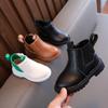 Kinder Mode Britischer Stil Unisex Lässige Mittelhohe Martin Stiefel Für Jungen Und Mädchen