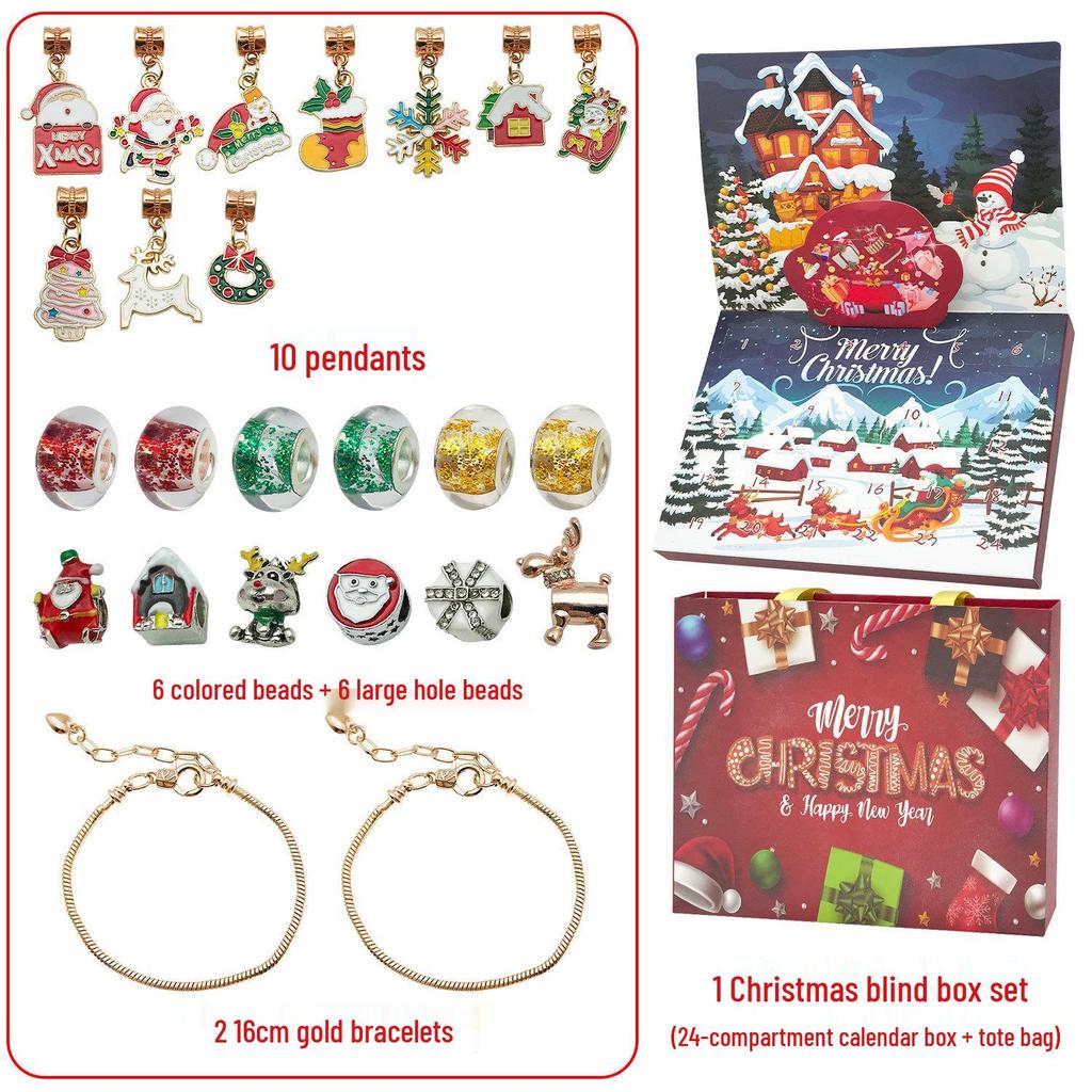 Christmas Runaway Princess DIY Bracelet Blind Box for Kids
