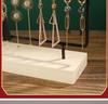 Solid Wood Iron Art Earring Holder Jewelry Display Stand for Home Storage and Hanging Ear Studs.
