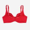 1 Stück Damen-BH in Übergröße, ultradünn, halbtransparent, Spitze, sexy, atmungsaktiv, Stahlring, Körbchen Französische Eleganz CDE