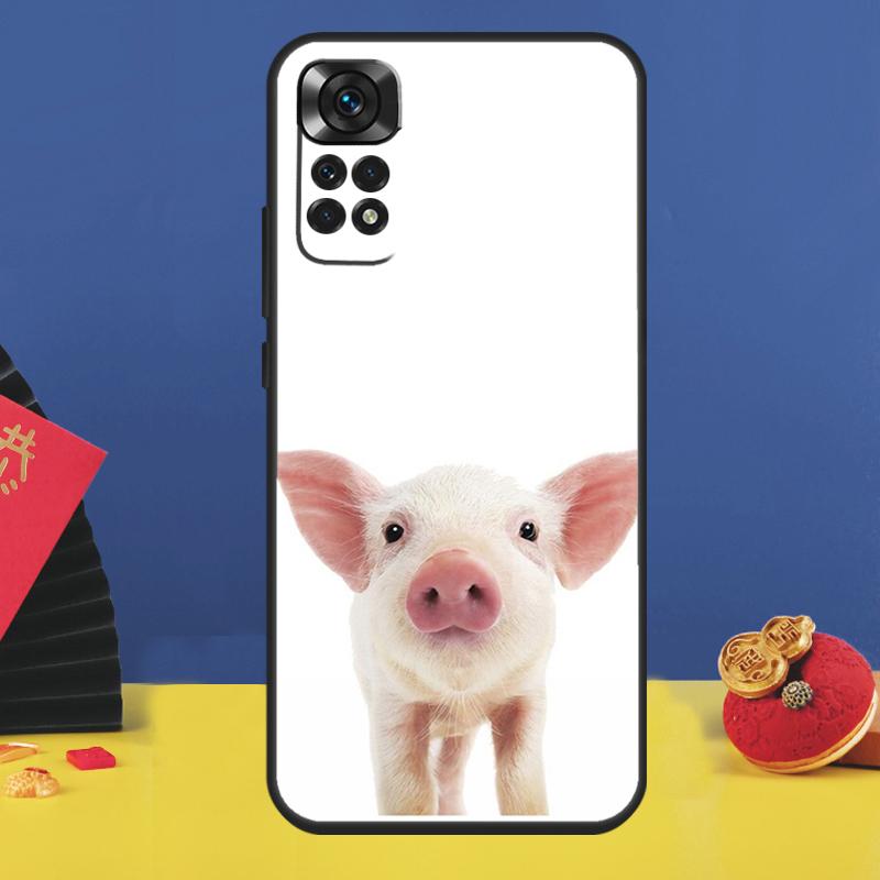 Kawaii Pig Case For Xiaomi Redmi Note 14 Pro 12 11 10 13 15 Pro Plus Redmi 15C 13C 10C 12C 14C 15 Cover
