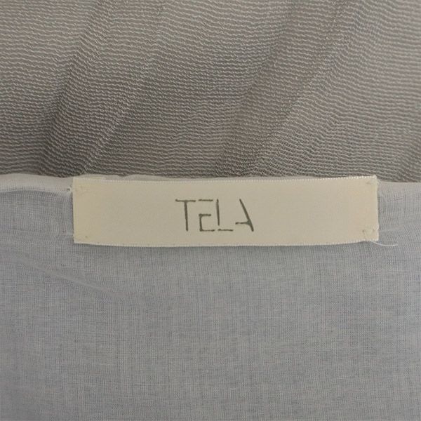 TELA Linen Blend Switching Cami One Piece XS Blue Switching Women Used