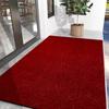Entrance Kitchen Commercial Large Simple Mud Foot Wiping Mat Mat, Mat, Outdoor/Indoor, Non-Slip, Use, Plain, Size, Design, Removal, (Red 90150)