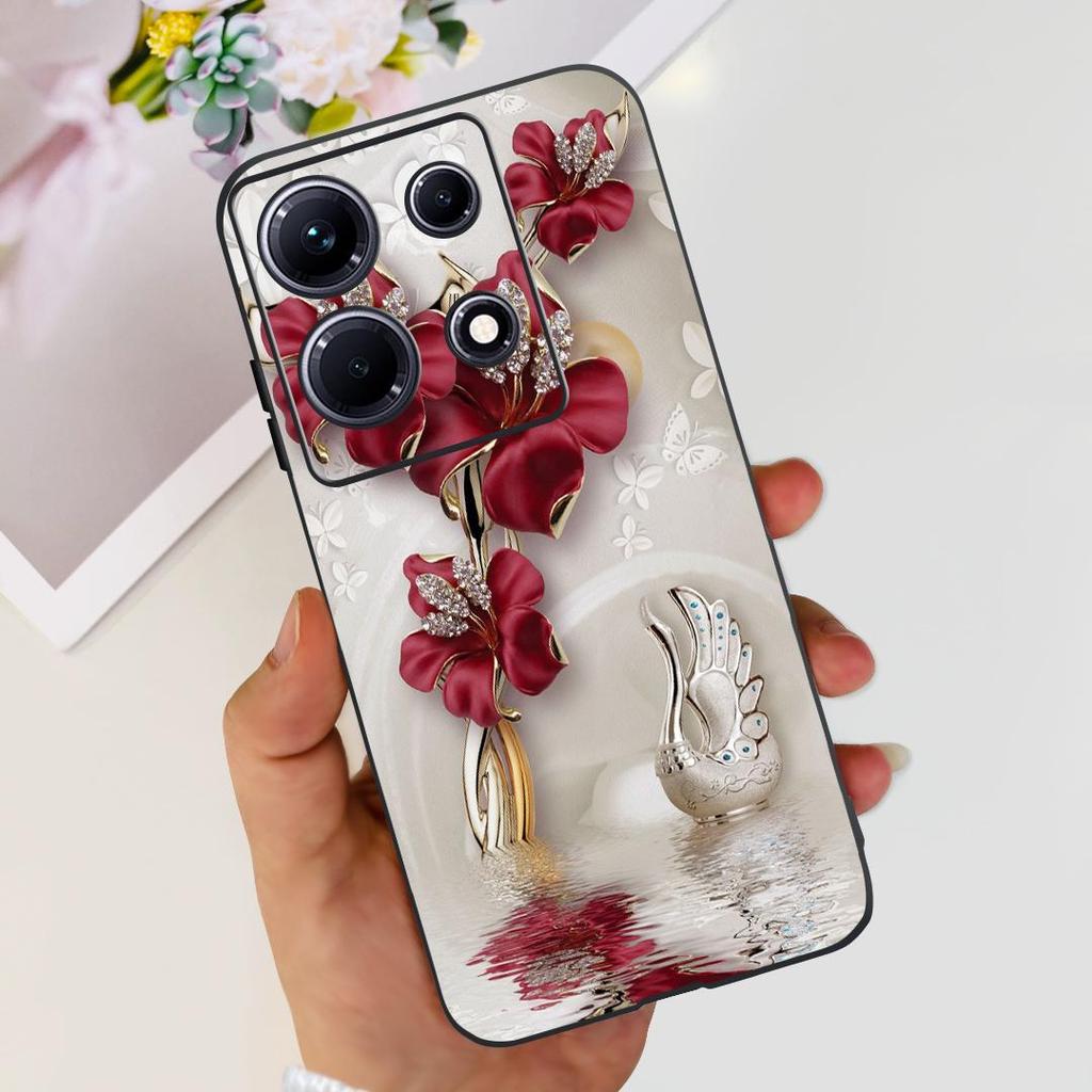 For Infinix Note 30 Pro Case Stylish Painted Cover Soft Silicone Phone Cases For Infinix Note30 Note 30 Pro X6833B X6716B Bumper
