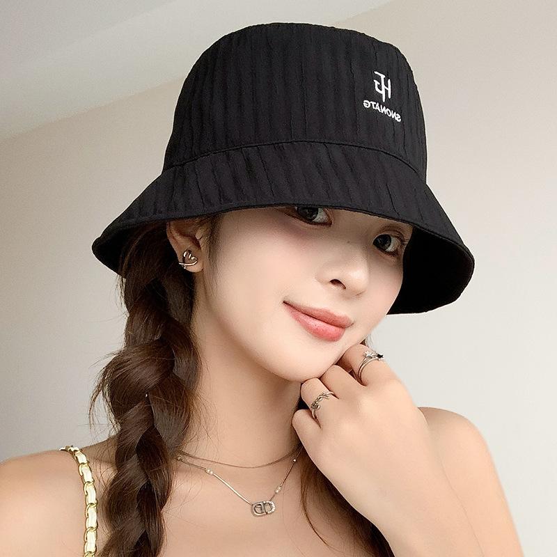 

Шляпа женская милая маленькая прозрачная солнцезащитная от солнца панама летняя дорожная складная шляпа-ведро Average size