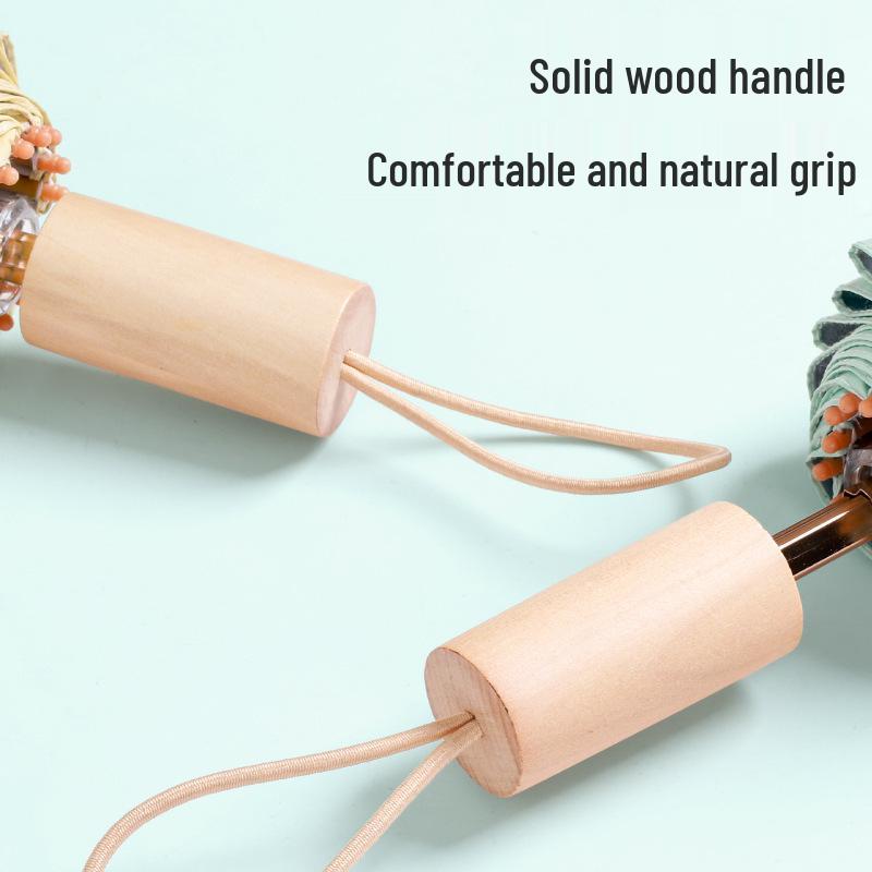 16-Rib Sun & Rain Dual-Use Umbrella: Windproof, Rainproof, UV-Resistant, Compact Design