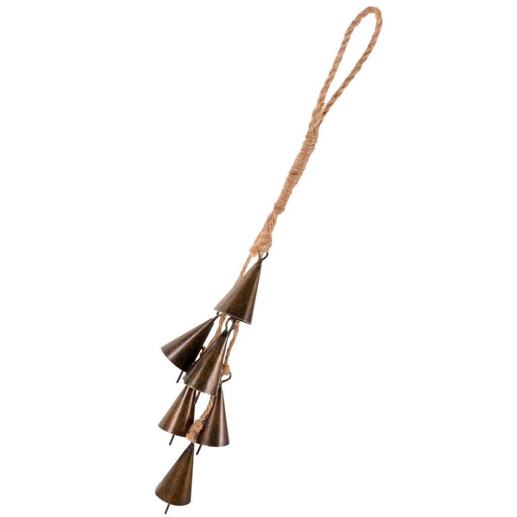Witch Bell Hanging Ornament Decorative Metal Wind Bell Door Wall Hanging Home Decor Protection Wind Chime Festival Gift