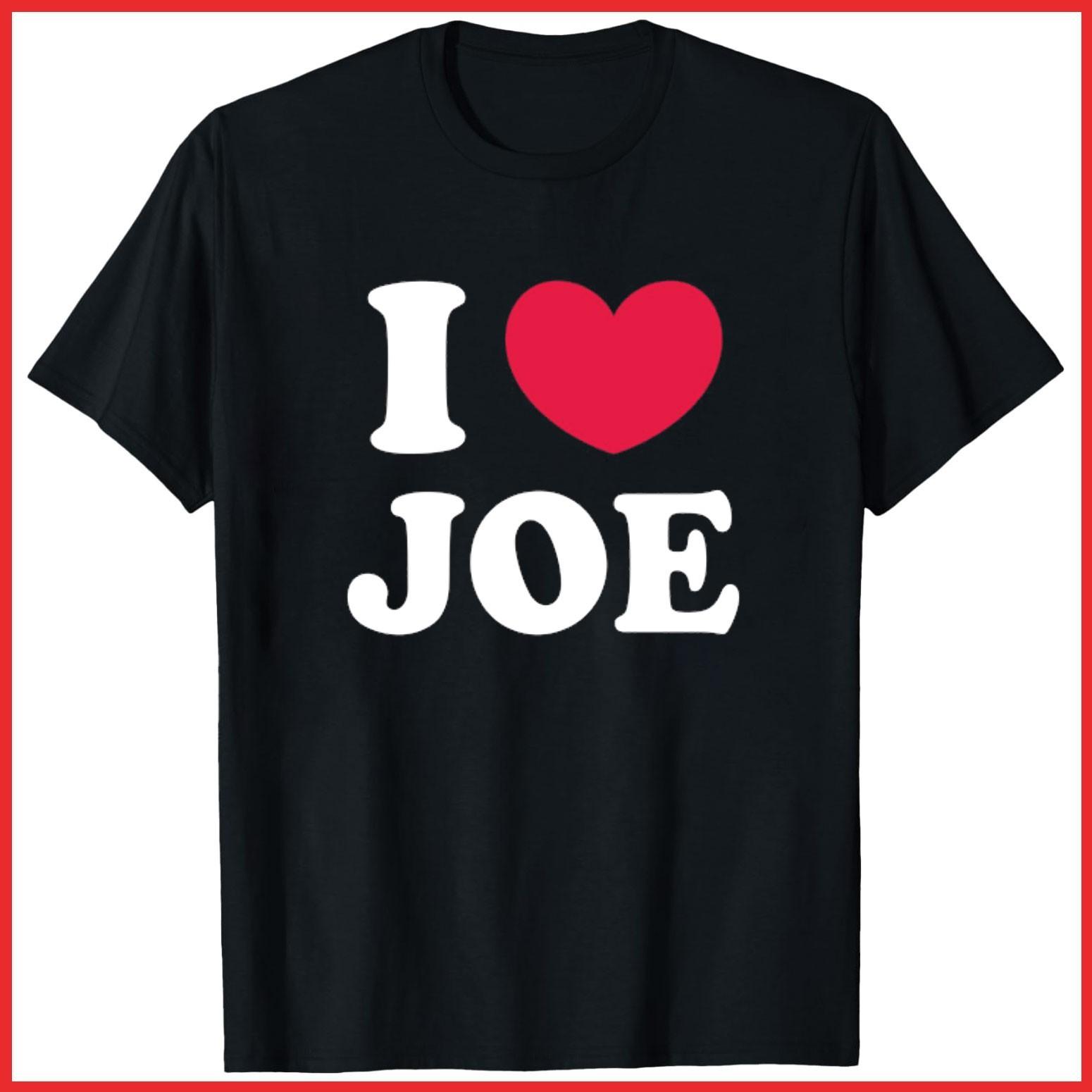 I Love Joe Black Cotton T-Shirt S-5XL XXL