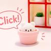Soft Slow Rebound Clicking Pressure Relief Toy Button Press Click Keyring  Gifts for Children