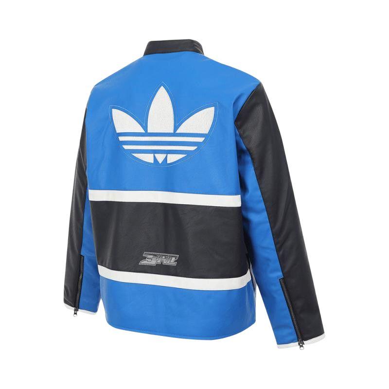adidas Originals Lässige Vielseitige Jacke Herrenjacken Blau Schwarz JM8032