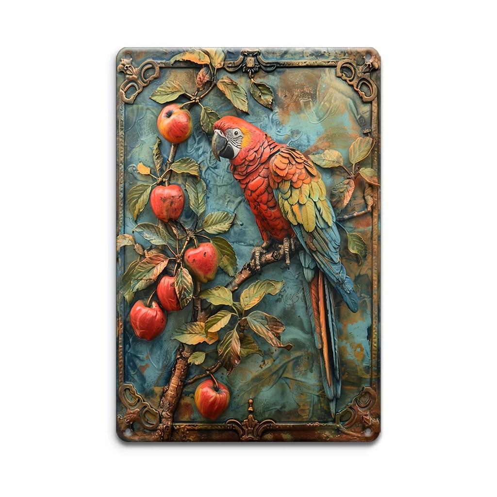Vintage  Vegetables and Fruits Metal Tin Sign Plaque Decorative Plates for Farm Club Man Cave Bar Home Hotel Cafe Wall Decor