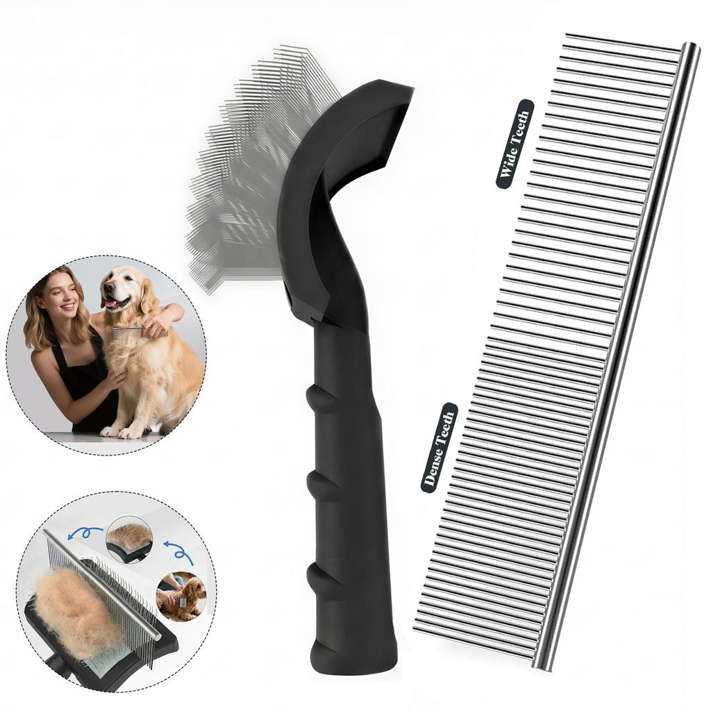 Dog Grooming Comb Shedding Hair Remove Needle Brush Slicker Massage Open Knot Comb Hair Tool Large Dog Pet Supplies Accessories