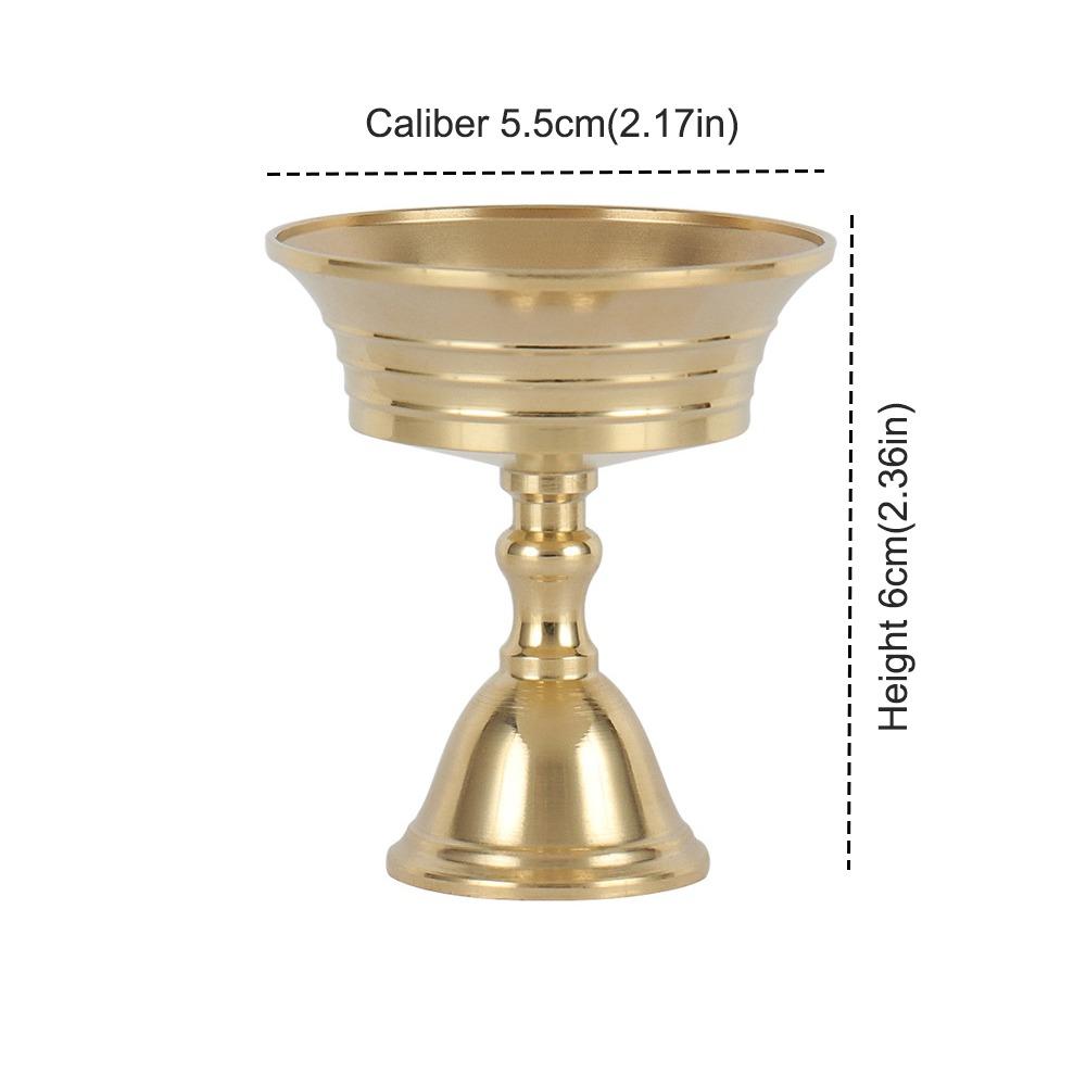 Universeller Kupfer-Butterlampenhalter Golden Mehrgrößen-Kerzenhalter Lange Lampe Kerzenständer Heimdeko