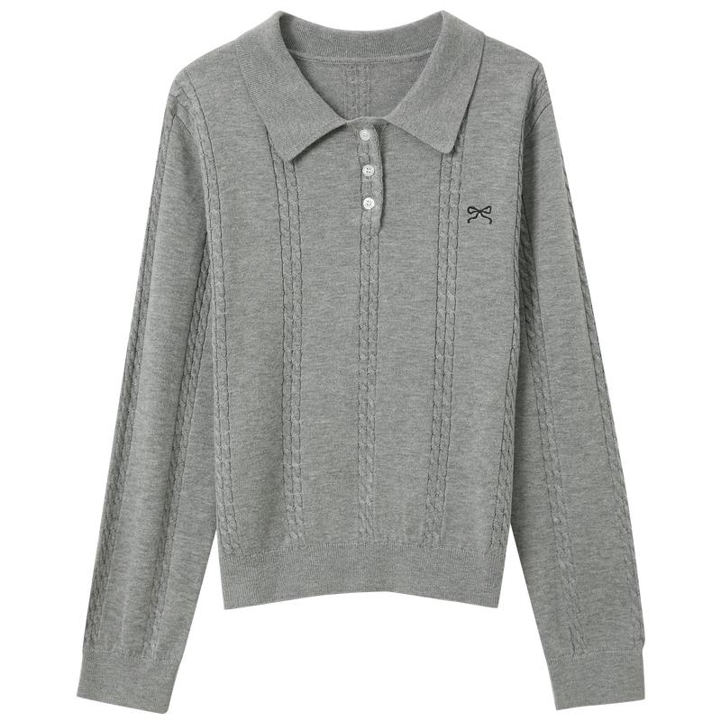 

San Cai Plus Size Cable Knit Pullover Sweater XXL
