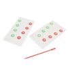 2pcs Vision Training Card Amblyopia Training Cards Strabismus Correct Cards with Guiding Stick for Children