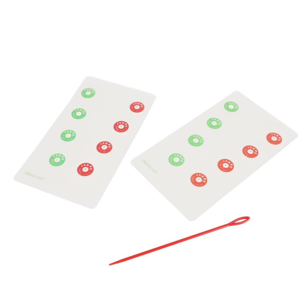 2pcs Vision Training Card Amblyopia Training Cards Strabismus Correct Cards with Guiding Stick for Children