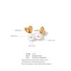Eetit Daily Imitation Pearls Small Heart Stud Earrings Arrivals Stainless Steel Sweet Chic Korean Style Ear Accessories Jewelry