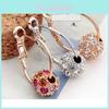Korean Style Alloy Lucky Ball Crystal Earrings Women's Fashion Jewelry