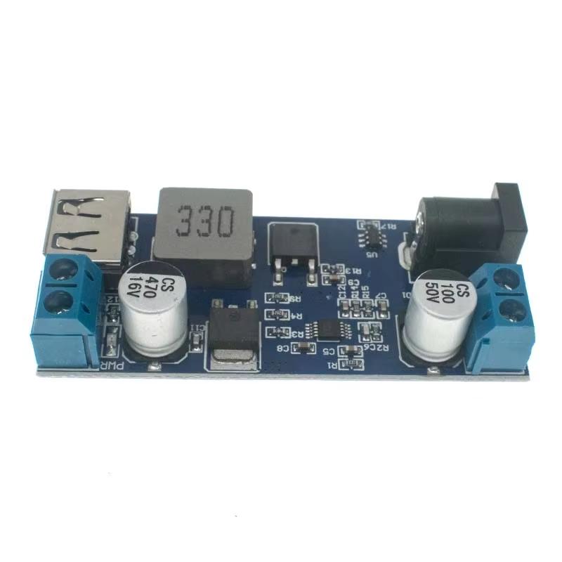 DC-DC Converter Module 30W Voltage Step Down Module 9-36V 12V24V To 5V 6A USB Charging Power Supply Voltage Regulator