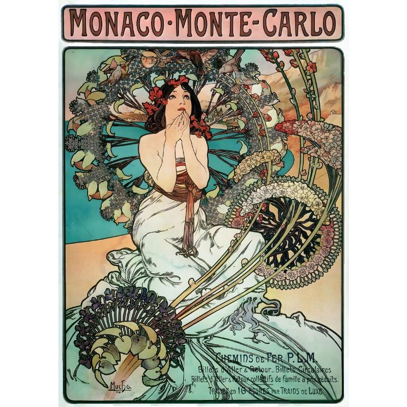 Art Nouveau Retro Poster Abstract Wallpaper Print Canvas Painting Wall Art Picture for Living Room Home Decor Aesthetic Mural