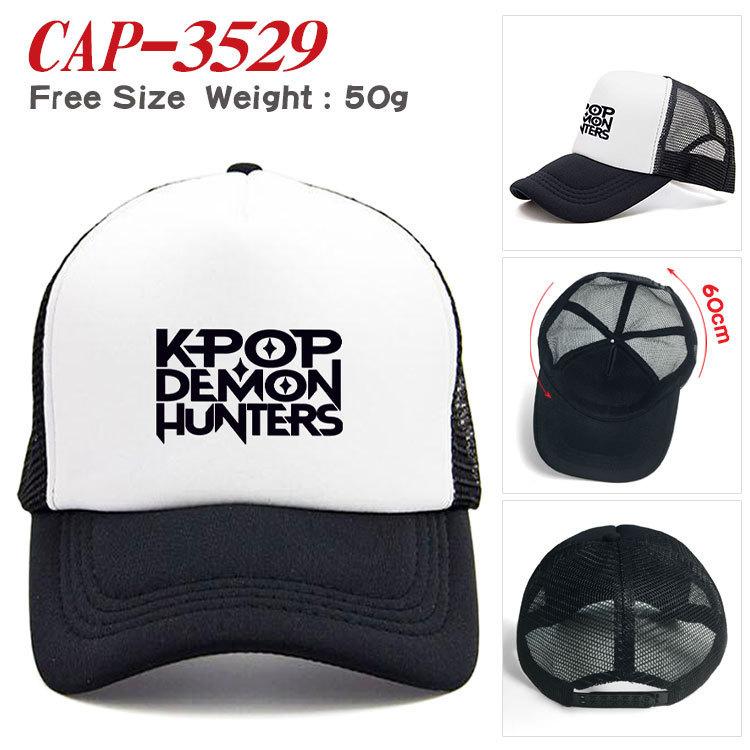 Kids Boys Girls Cartoon Anime Demon Hunters Derpy Printed Casual Hats Peaked Baseball Caps