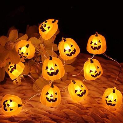 Lichterkette LED 2M für Outdoor-Dekor, batteriebetrieben, Halloween