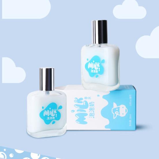 30ML Milky Scent Perfume Spray, Long-lasting Fragrance Tea Coconut Woody Notes Perfume, Light Fresh Liquid Perfume for Daily Wear