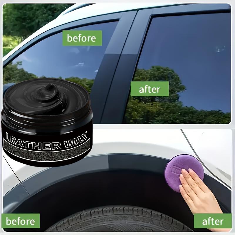 Multipurpose Automotive Plastic Repair Wax - Interior and Exterior Scratch Repair Polish with Long-Lasting Protection (2-3 Years