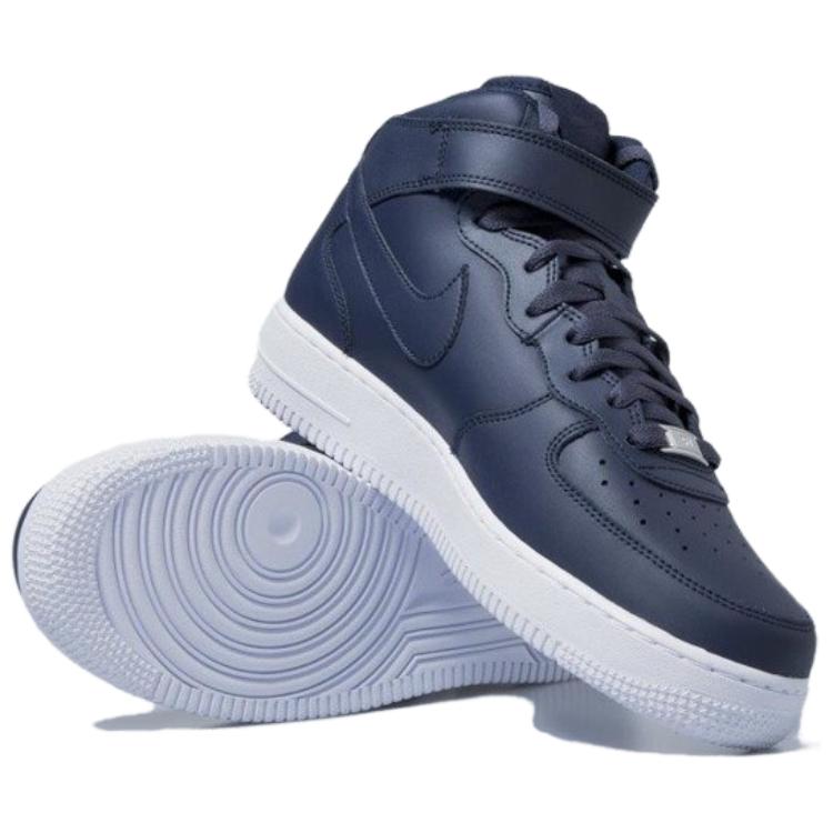 Nike Air Force 1 Mid 07 Obsidian Herren Sneaker Weiß Obsidian-Weiß 315123-415
