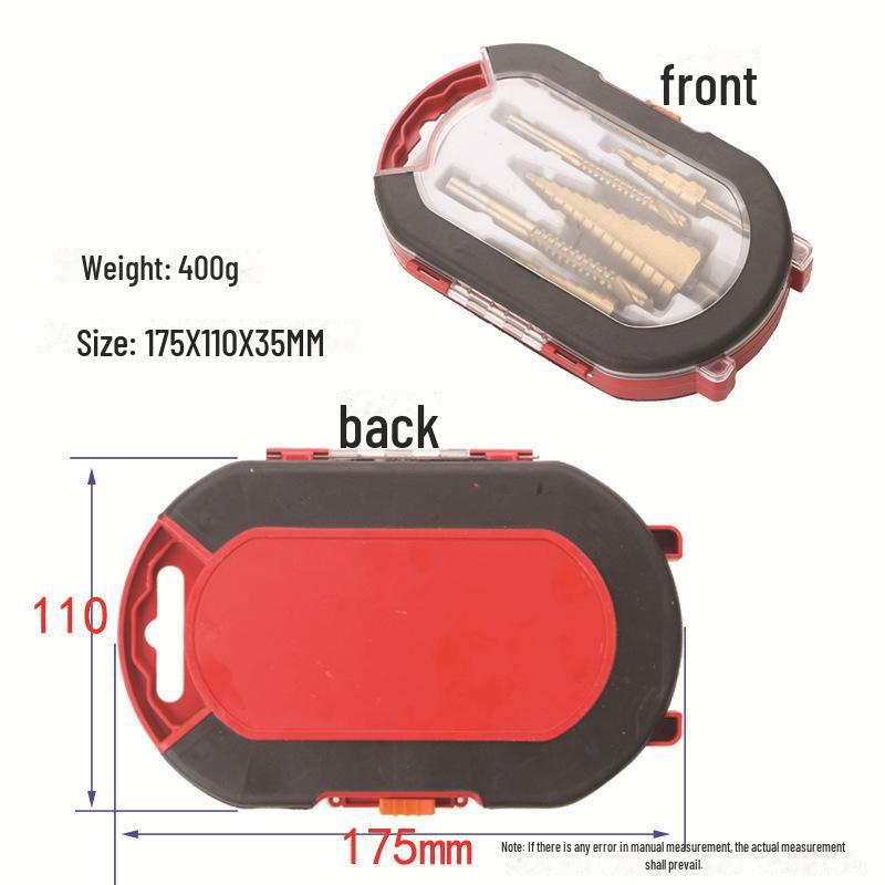 

Набор ступенчатых сверл из 6 штук: 3 пильных бита с треугольной рукояткой (4-12мм, 4-20мм, 4-32мм) для расширения отверстий