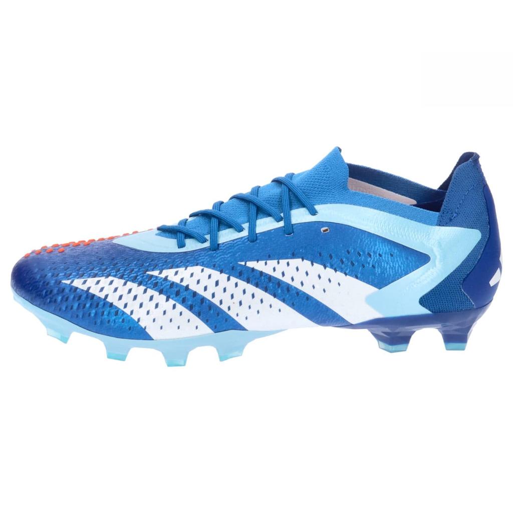 ADIDAS Predator L AG IE9453 Soccer Size Bright Royal X Footwear White X Bliss Blue Accuracy.1 Cleats, 24.5,