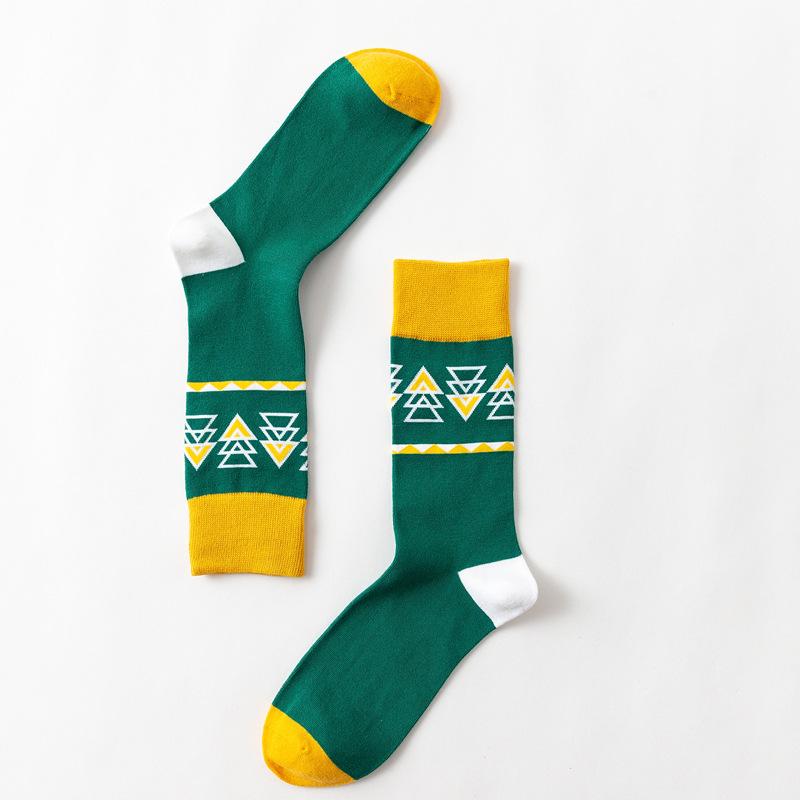 

Модные женские носки, летние красочные новинки из чесаного хлопка, повседневные носки для экипажа, свадебный подарок One size