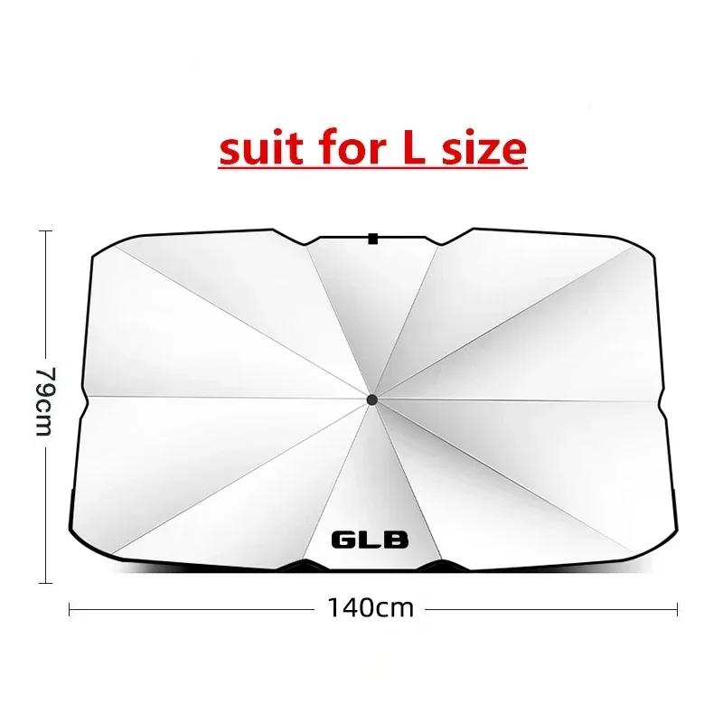 GNXH4 Car Insulated Windshield Sunshade for Mercedes Benz G63 G350d G500 GLA GLA43 GLB GLC GLC43 GLE GLK GLE GLS 63 Car Sunshade
