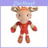 Global Football Cup White Eagle Plush Toy With Pp Cotton Filling For Sports Fans