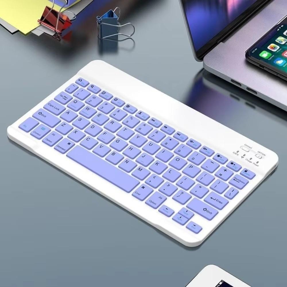 10 Inch Mini Keyboard Rechargeable Wireless Keyboard Portable Slim Keyboard Work From Home
