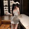 Sex Lingerie Women's Abstinence Sexy Pure Lust Bunny Uniform Suit Pajamas Seduction