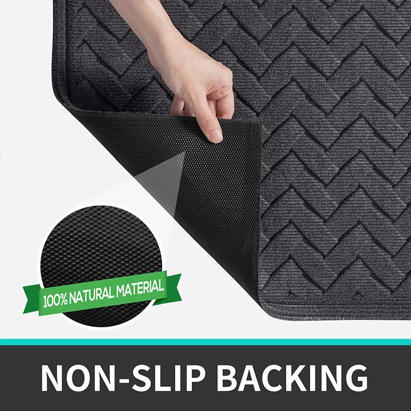 Commercial Rubber Non-slip Entry Carpet Floor Mat Door Mat Entry Mat Outdoor Hotel Polyester Nordic Wind Foot Mat