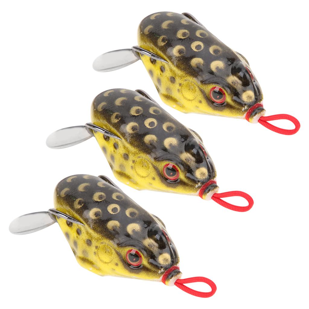 3 Stück Glitzer Weiches Silikonköder Künstlicher Simulations Lebensechter Köder Angelzubehör 5,5cm 13g3#