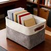 Scandinavian Style Storage Baskets Cotton Linen Fabric Practical for Home Decors and Efficient Organization In Various Rooms
