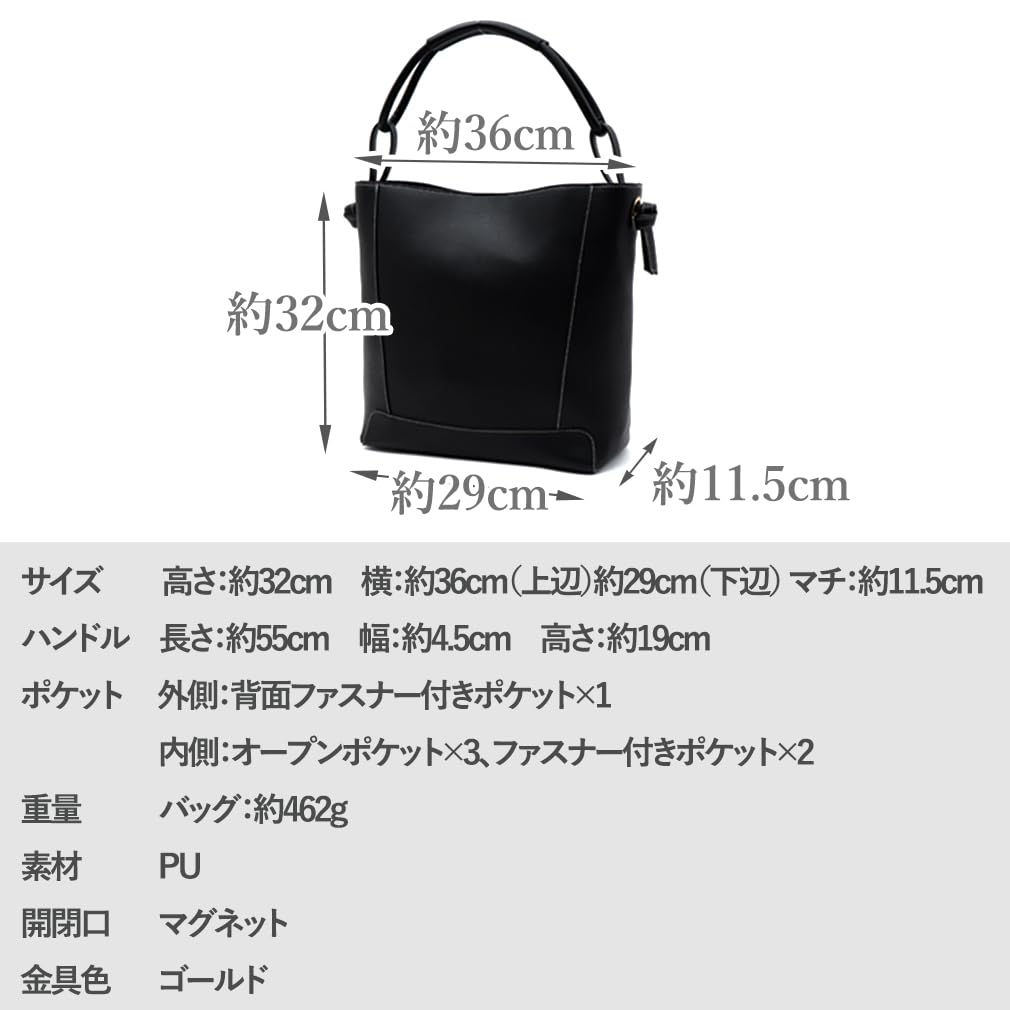 Vita Felice Tote Bag for Women [VITAFELICE] One-Handle inb-10143p (Gray Beige)