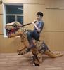 Bohuiteng Dinosaur Cosplay Dinosaur Kigurumi Rider Adult Halloween Party Costume Set Half-Body Costume, Outfit, Unisex, Monster, Air-Fillable, (Brown)