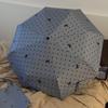 Polka Dot Bow Sun Umbrella Sun Protection UV Protection Umbrella Dual-purpose Sunshade  Women's