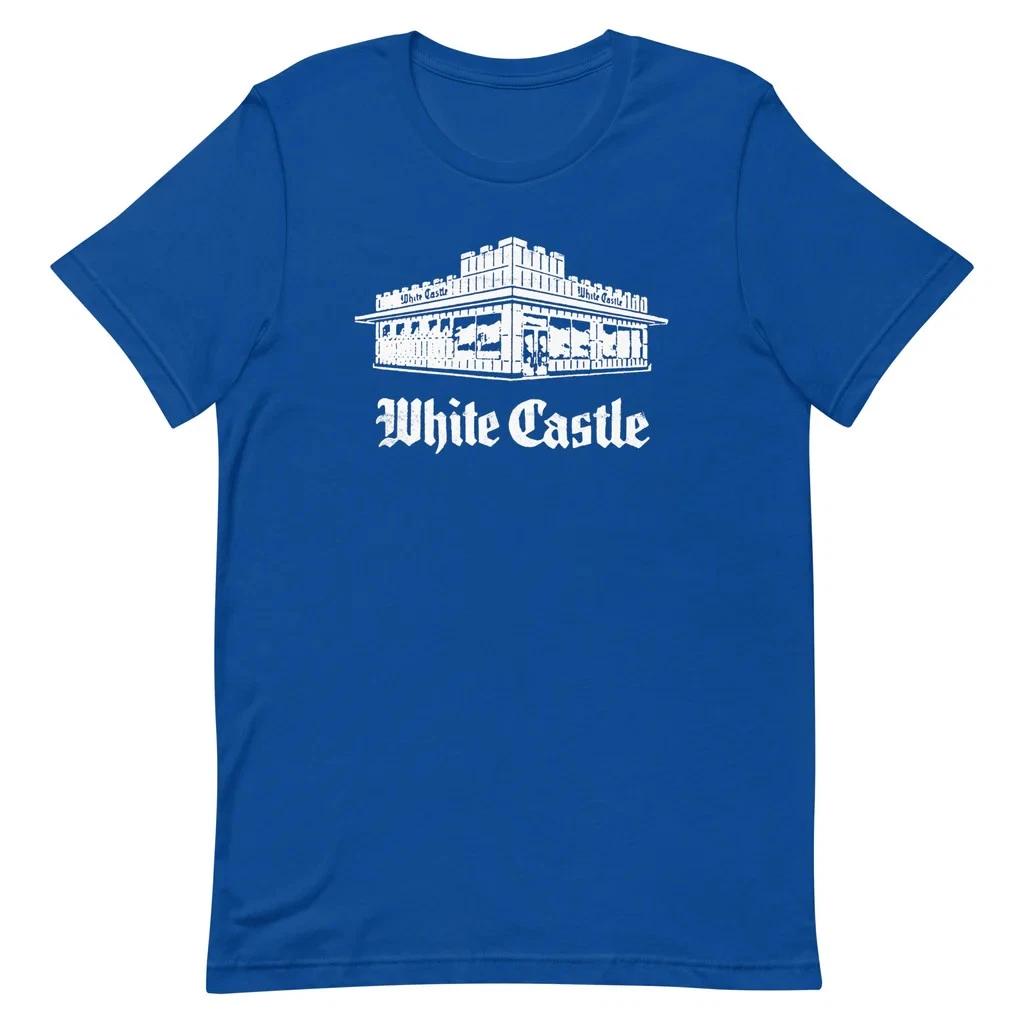 Vintage Retro White Castle T Shirt Cool Restaurant Graphic Tee For Men Women S